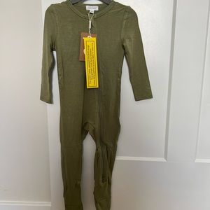 NWT Angel Dear Sage Footie- 12-18 months